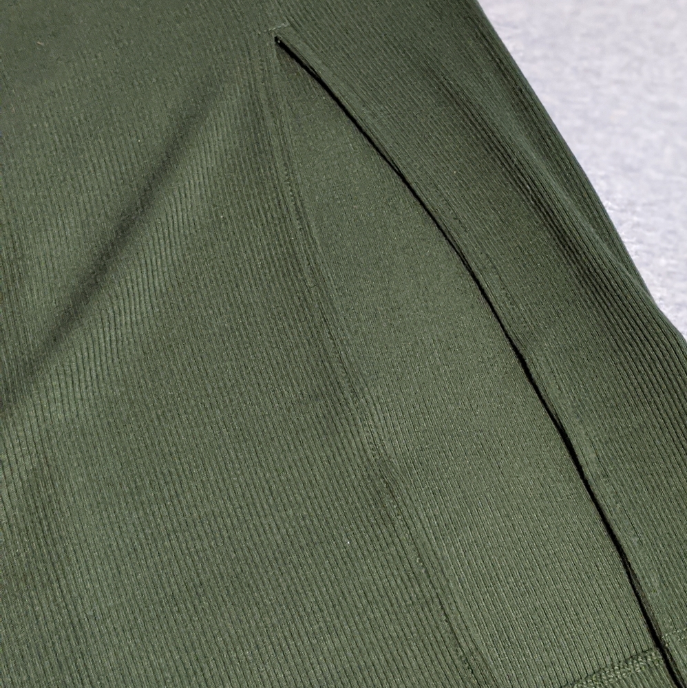 Catherine Malandrino Olive Green Maxi Dress